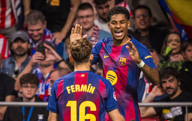 برشلونة ينتزع 3 نقاط من أنياب أتلتيكو مدريد 1 برشلونة ينتزع 3 نقاط من أنياب أتلتيكو مدريد