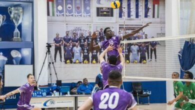 تأهل الجزيرة والعين وبني ياس وحتا إلى نصف نهائي كأس رئيس الدولة للكرة الطائرة