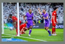 العين يفوز على شباب الأهلي في قمة الجولة 22 من دوري أدنوك للمحترفين