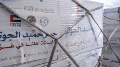 وصول طائرة إماراتية محملة بـ100 طن مساعدات لغزة ضمن "جسر حميد الجوي" وعملية "الفارس الشهم 3"