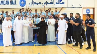 بني ياس يتوج بطلاً لكأس السوبر للكرة الطائرة بالعلامة الكاملة