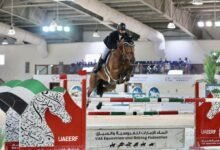 370 خيلاً تشارك في 14 منافسة بدوري الإمارات لقفز الحواجز