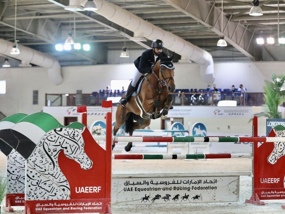 370 خيلاً تشارك في 14 منافسة بدوري الإمارات لقفز الحواجز 1 370 خيلاً تشارك في 14 منافسة بدوري الإمارات لقفز الحواجز