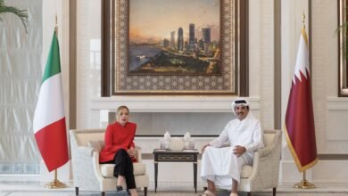 أمير قطر ورئيسة وزراء إيطاليا يبحثان تطورات الأوضاع الإقليمية والدولية 2 أمير قطر ورئيسة وزراء إيطاليا يبحثان تطورات الأوضاع الإقليمية والدولية