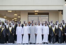 ذياب بن محمد بن زايد يشهد عرساً جماعياً لـ60 عريساً نظَّمته "الهيئة الاتحادية للهوية"