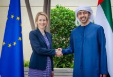 عبدالله بن زايد يستقبل كايا كالاس ويبحثان العلاقات الاستراتيجية الإماراتية الأوروبية والتطورات الإقليمية