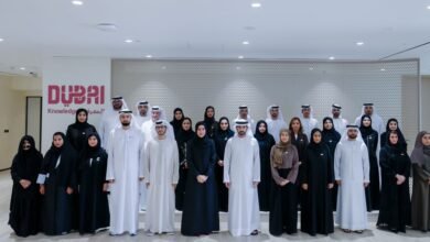 حمدان بن محمد يزور "هيئة المعرفة" ويطلع على مبادرات إستراتيجية التعليم 2033