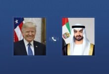 رئيس الدولة والرئيس الأمريكي يبحثان هاتفياً تطورات الأوضاع في المنطقة