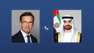 رئيس الدولة ورئيس وزراء السويد يبحثان هاتفياً علاقات البلدين والتطورات في المنطقة