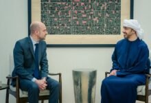 عبدالله بن زايد يستقبل وزير الخارجية الفرنسي ويبحثان التطورات الإقليمية