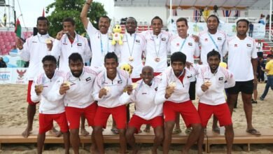 31 رياضياً ورياضية يمثلون الإمارات في الألعاب الآسيوية الشاطئية بالصين