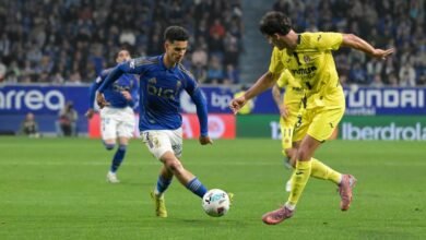"أوفييدو" يتعادل مع "فياريال" بالدوري الإسباني