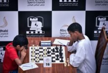 250 لاعبا ولاعبة يتنافسون في بطولتي الإمارات والهواة بنادي أبوظبي للشطرنج