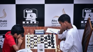250 لاعبا ولاعبة يتنافسون في بطولتي الإمارات والهواة بنادي أبوظبي للشطرنج