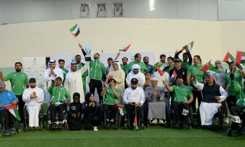 "خورفكان للمعاقين" بطلاً لكأس اللجنة البارالمبية لألعاب القوى