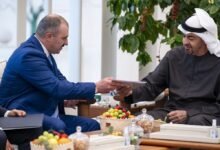 رئيس الدولة يتلقى رسالة خطية من رئيس بيلاروسيا سلمها المبعوث الخاص