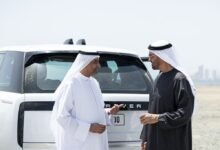 رئيس الدولة يلتقي حمد الشرقي ويقوم بجولة تفقدية في ميناء الفجيرة