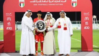 رأس الخيمة بطلاً لدوري تحت 17 سنة «ب» 7 رأس الخيمة