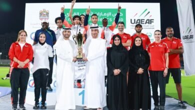 "أبوظبي لألعاب القوى" يحصد 58 ميدالية و10 أرقام قياسية في كأس الإمارات 4 "أبوظبي لألعاب القوى" يحصد 58 ميدالية و10 أرقام قياسية في كأس الإمارات
