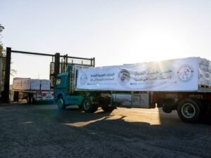 استكمال إدخال مساعدات "جسر حميد الجوي" إلى غزة ضمن عملية "الفارس الشهم 3"