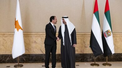 رئيس الدولة ورئيس قبرص يبحثان تعزيز الشراكة الإستراتيجية الشاملة بين البلدين والمستجدات في المنطقة