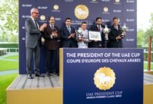 الفرس "لاكارو دو كروات" تحصد لقب كأس رئيس الدولة للخيول العربية الأصيلة في فرنسا