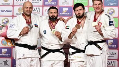 "جودو الإمارات" يرفع رصيده إلى ميداليتين في ختام أستانا "جراند سلام"