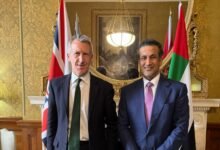 سعيد الهاجري يبحث مع وزير الدولة لشؤون الأمن البريطاني تعزيز الشراكة في مجال مكافحة التدفقات المالية غير المشروعة