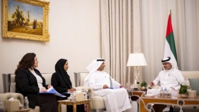 هزاع بن زايد يستقبل وفداً من جامعة خليفة ويطّلع على منظومة البحث والتطوير في مجال العلوم والتكنولوجيا