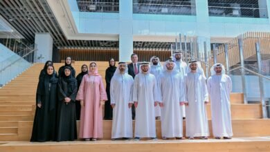 «وفد برنامج المعارف الإستراتيجية» بحكومة عجمان يزور أكاديمية أنور قرقاش الدبلوماسية
