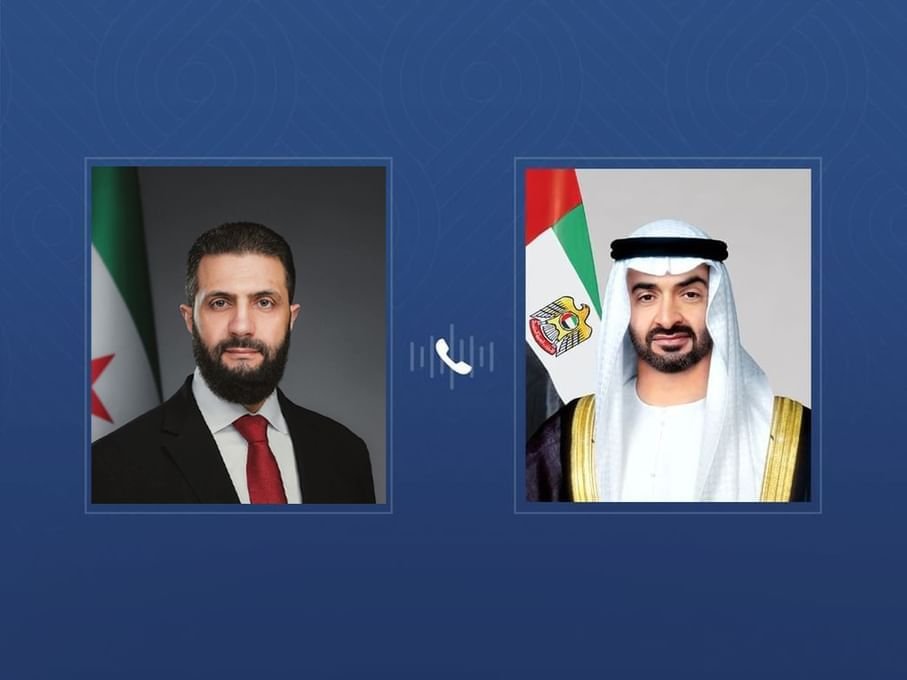 رئيس الدولة والرئيس السوري يبحثان هاتفياً علاقات التعاون بين البلدين والتطورات في المنطقة 1 رئيس الدولة والرئيس السوري يبحثان هاتفياً علاقات التعاون بين البلدين والتطورات في المنطقة