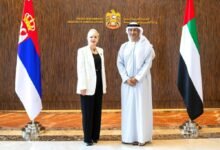 سعيد الهاجري يجتمع مع وزيرة التجارة الداخلية والخارجية الصربية ويبحثان توطيد العلاقات الاقتصادية