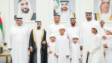 ولي عهد رأس الخيمة يحضر العرس الجماعي الـ 14