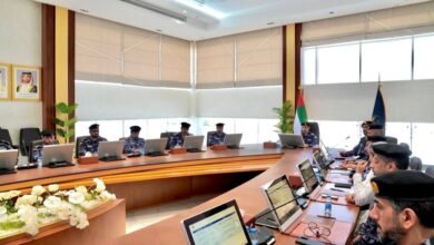 شرطة عجمان تناقش نتائج الأداء المؤسسي للنصف الأول