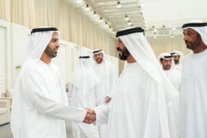 ولي عهد رأس الخيمة يحضر العرس الجماعي الـ 14