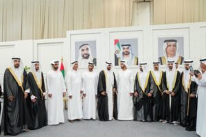 ولي عهد رأس الخيمة يحضر العرس الجماعي الـ 14