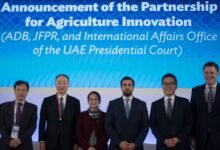 الإمارات تتعاون مع بنك التنمية الآسيوي لتعزيز الأمن الغذائي في آسيا والمحيط الهادئ