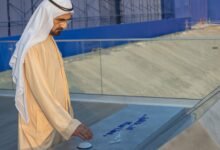 محمد بن راشد يدشن أعمال الحفر في أنفاق الخط الأزرق لمترو دبي