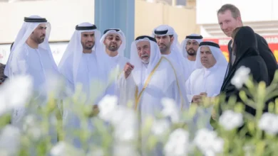 حاكم الشارقة يفتتح حديقة المجرة