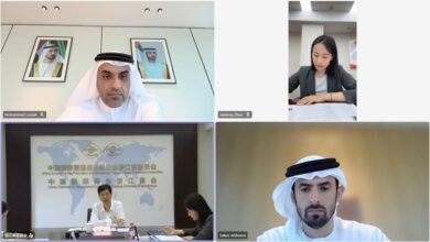 غرف دبي تبحث مع "المجلس الصيني لتعزيز التجارة الدولية – تشجيانغ" تعزيز التجارة البينية