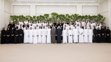 رئيس الدولة يستقبل وفد مجموعة "إيدج"