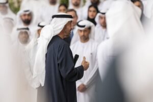 رئيس الدولة يستقبل وفد مجموعة "إيدج"