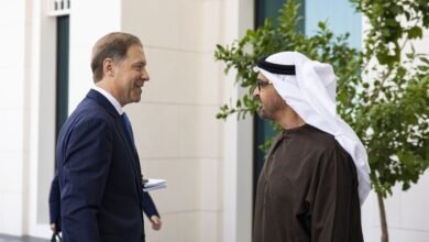 رئيس الدولة يستقبل النائب الأول لرئيس مجلس الوزراء الروسي 6 رئيس الدولة