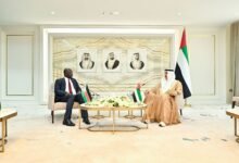 غباش يبحث العلاقات البرلمانية مع جنوب السودان