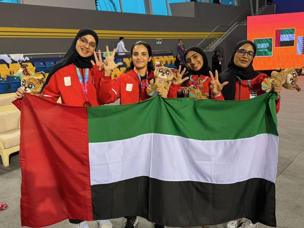 منتخب الإمارات للمبارزة يختتم مشاركته الخليجية بـ7 ميداليات ملونة 1 منتخب الإمارات للمبارزة يختتم مشاركته الخليجية بـ7 ميداليات ملونة