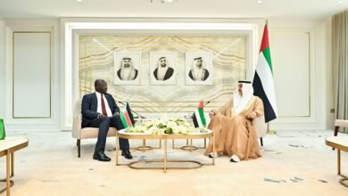 غباش يبحث العلاقات البرلمانية مع جنوب السودان