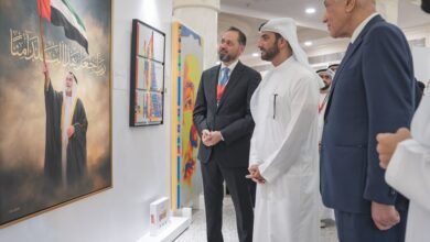 سلطان بن أحمد القاسمي يفتتح معرض حماة الوطن بجامعة الشارقة