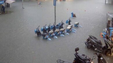 حصيلة ضحايا الأمطار وسط الصين ترتفع إلى 7 قتلى و 14 مفقودا