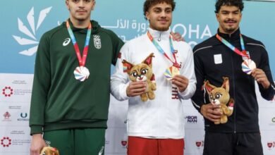 السباح حسين شوقي يهدي الإمارات برونزية الألعاب الخليجية
