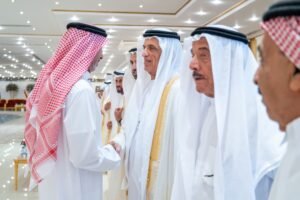 سعود بن صقر يستقبل المهنئين بعيد الأضحى المبارك